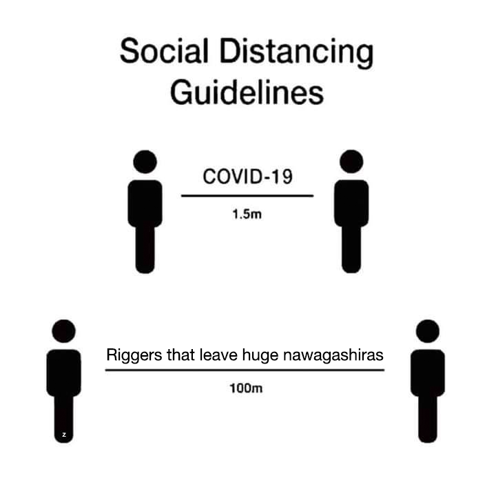 20 more social distancing guidelines for Shibari :P